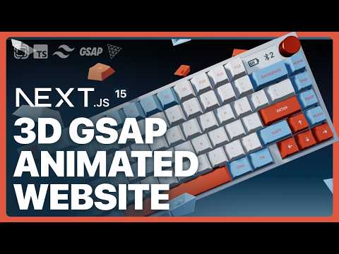 Build a 3D Keyboard Website with Three.js, Next.js 15, GSAP, and Prismic - Full Course 2025