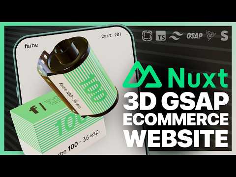 Build a 3D Nuxt 4 e-commerce Website - Three.js, GSAP, Stripe, Prismic - Full Course 2025